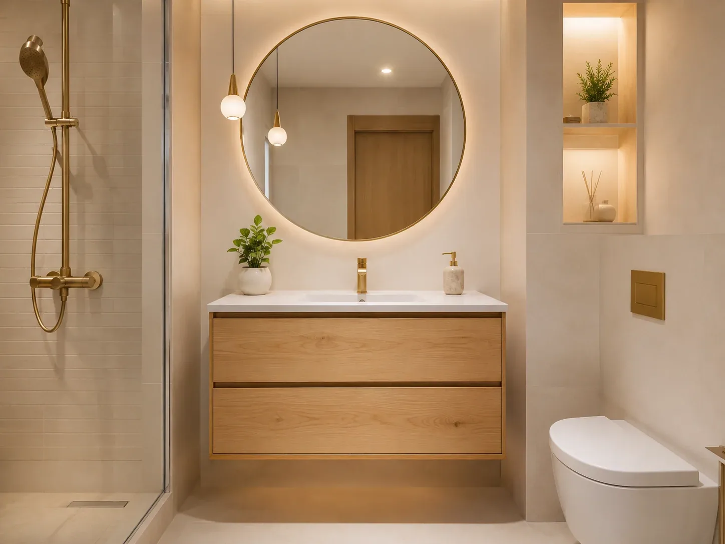 Floating Bathroom vanity by Reedify Modulars