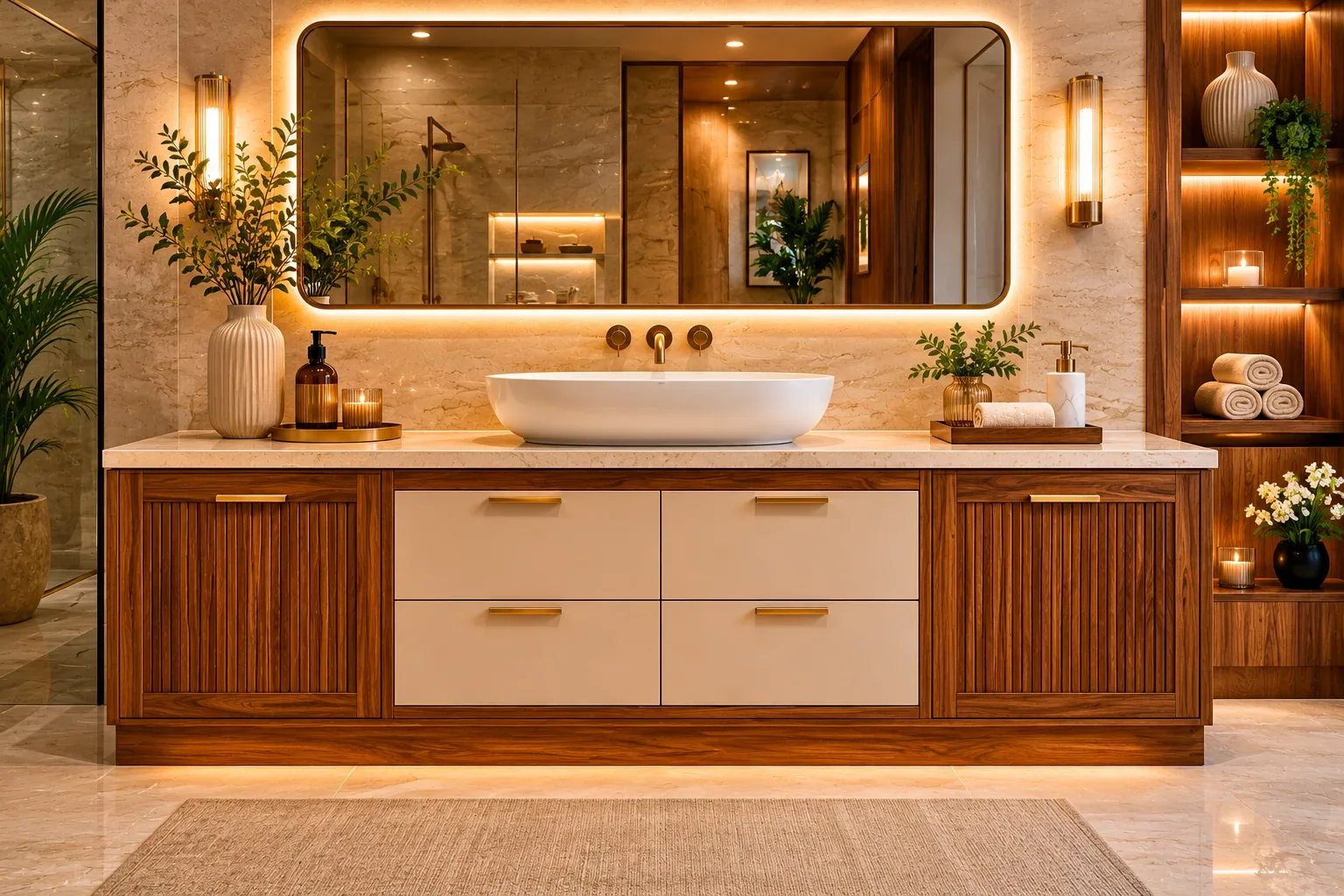 Freestanding Bathroom vanity by Reedify Modulars