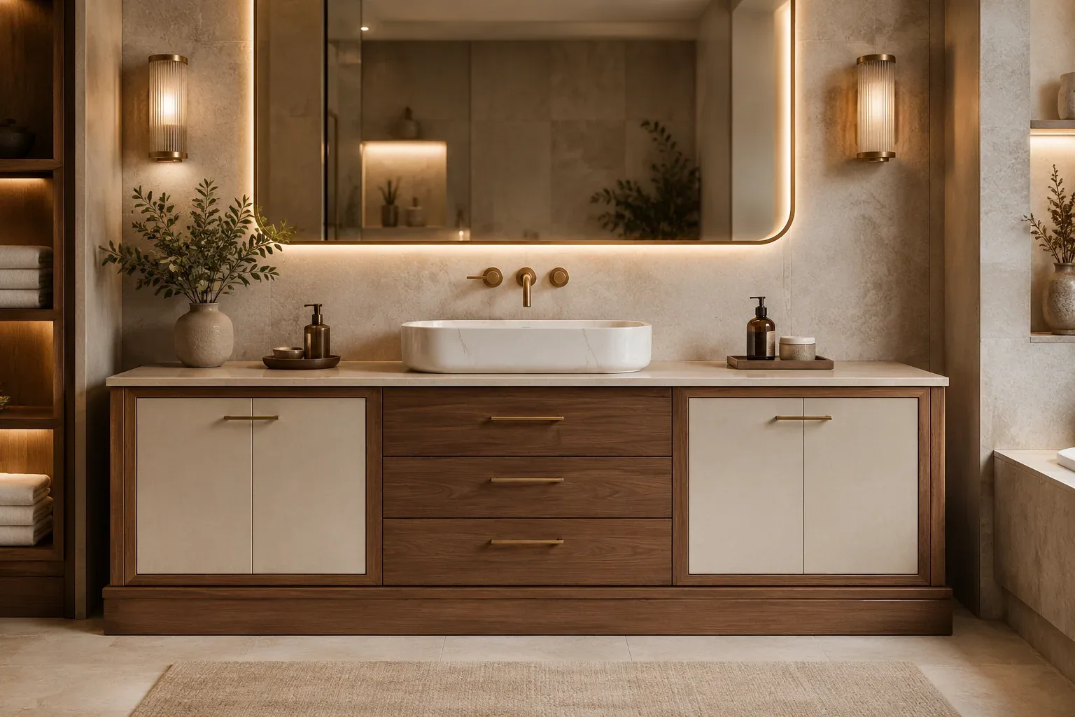Freestanding Bathroom vanity by Reedify Modulars