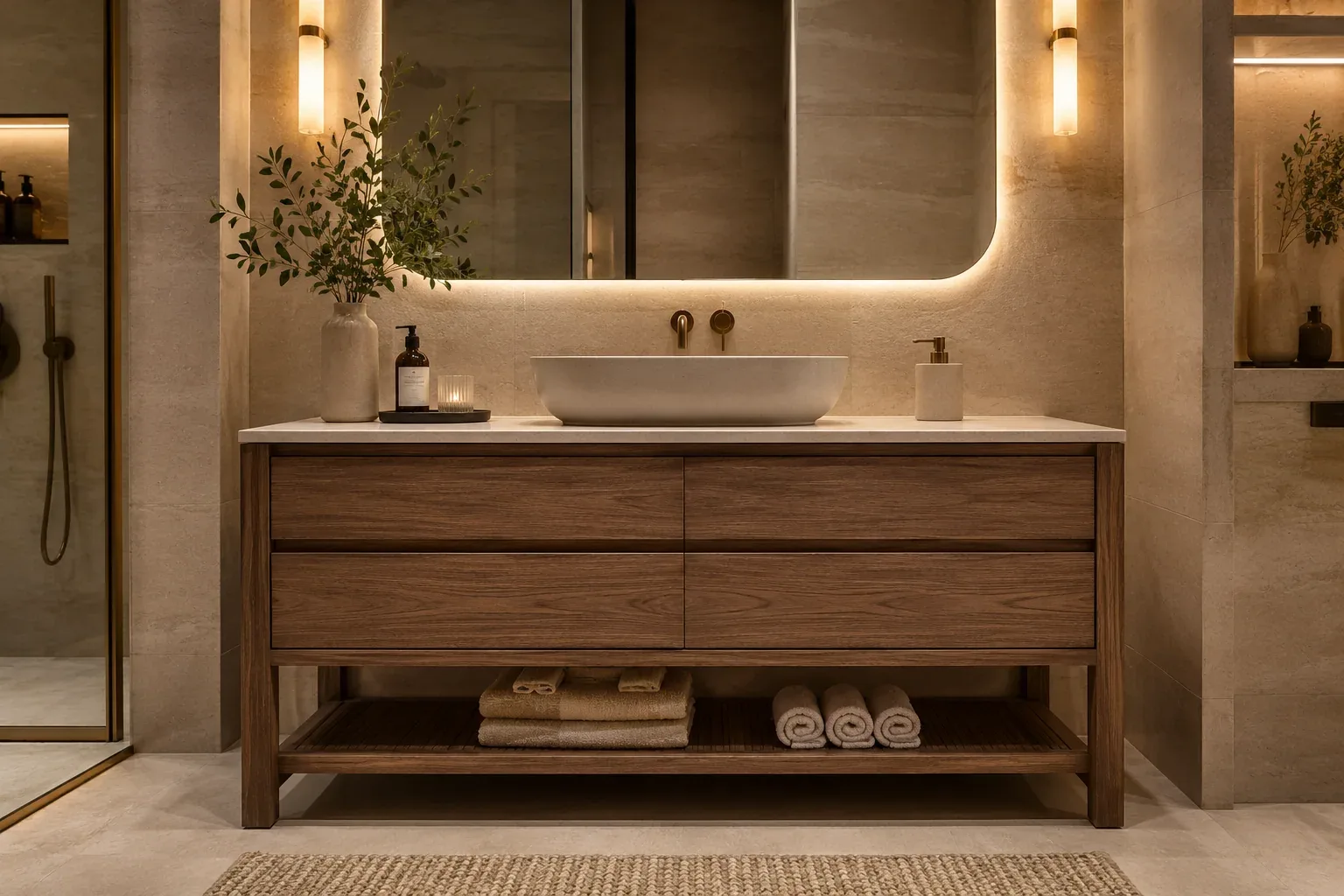 Freestanding Bathroom vanity by Reedify Modulars