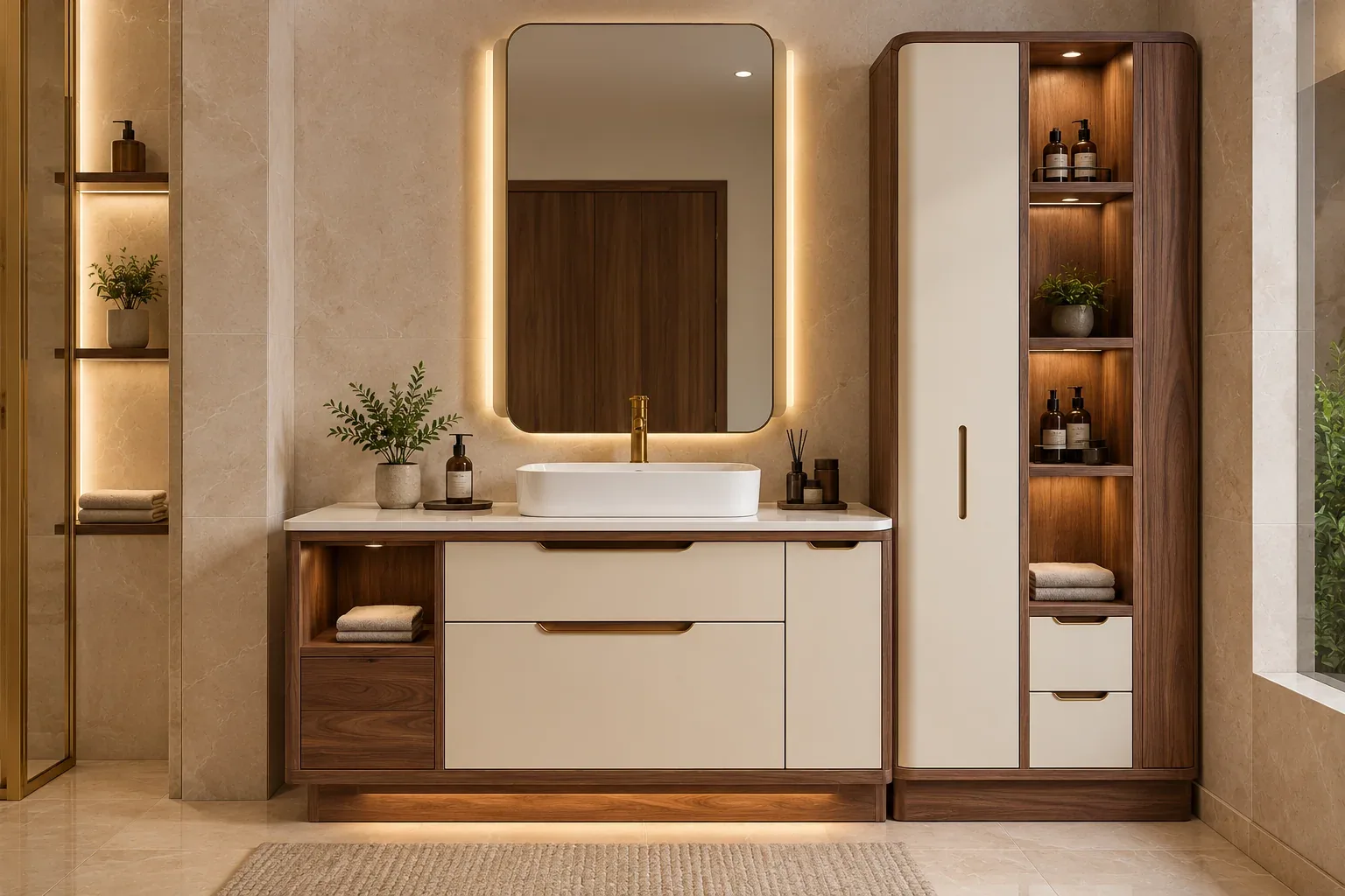Freestanding Bathroom vanity by Reedify Modulars