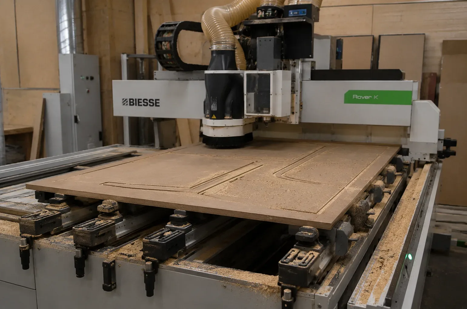 CNC processing at the Reedify Modulars factory in Rohtak