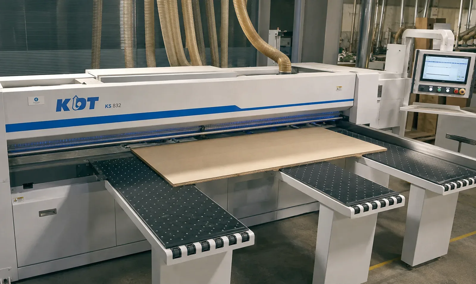 Panel sizing at the Reedify Modulars factory in Rohtak