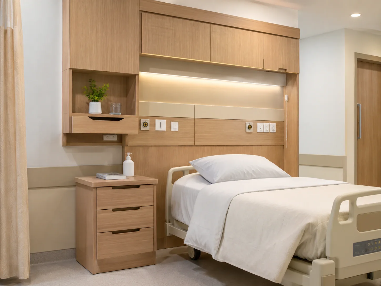 Hospital Furniture by Reedify Modulars — Ward furniture, nurse stations, OPD cabins and medical storage.