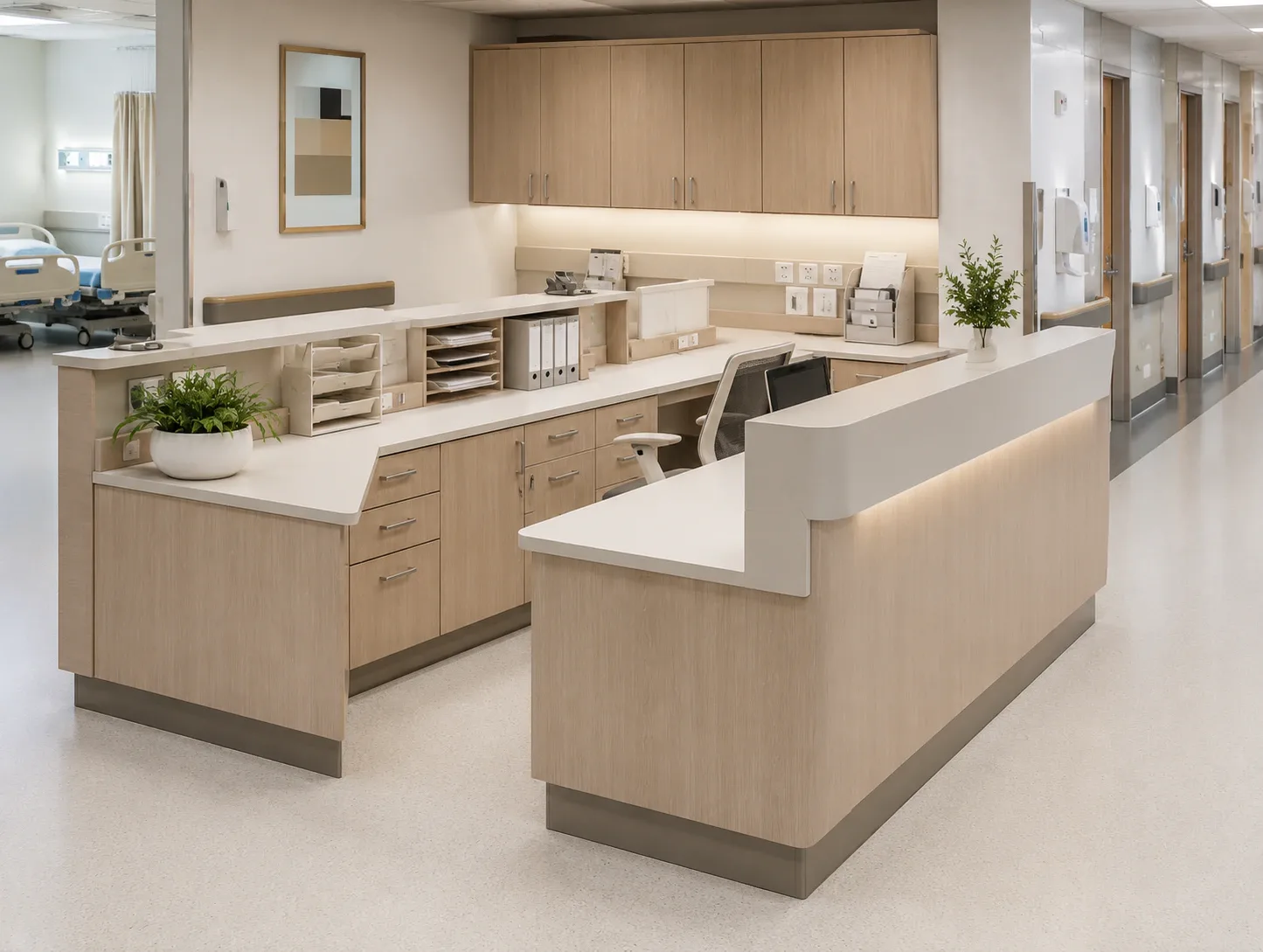 Nurse Station Hospital furniture by Reedify Modulars
