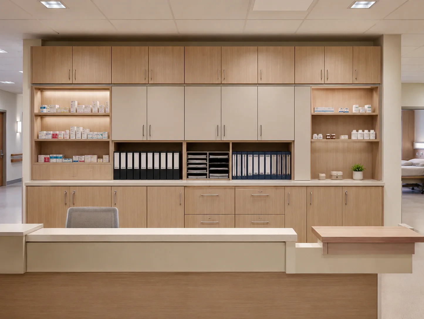 Nurse Station Hospital furniture by Reedify Modulars