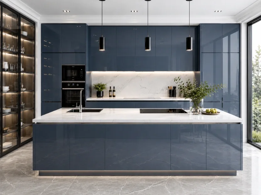 Island modular kitchen by Reedify Modulars — 10
