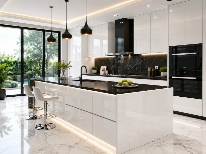Island modular kitchen by Reedify Modulars — 11