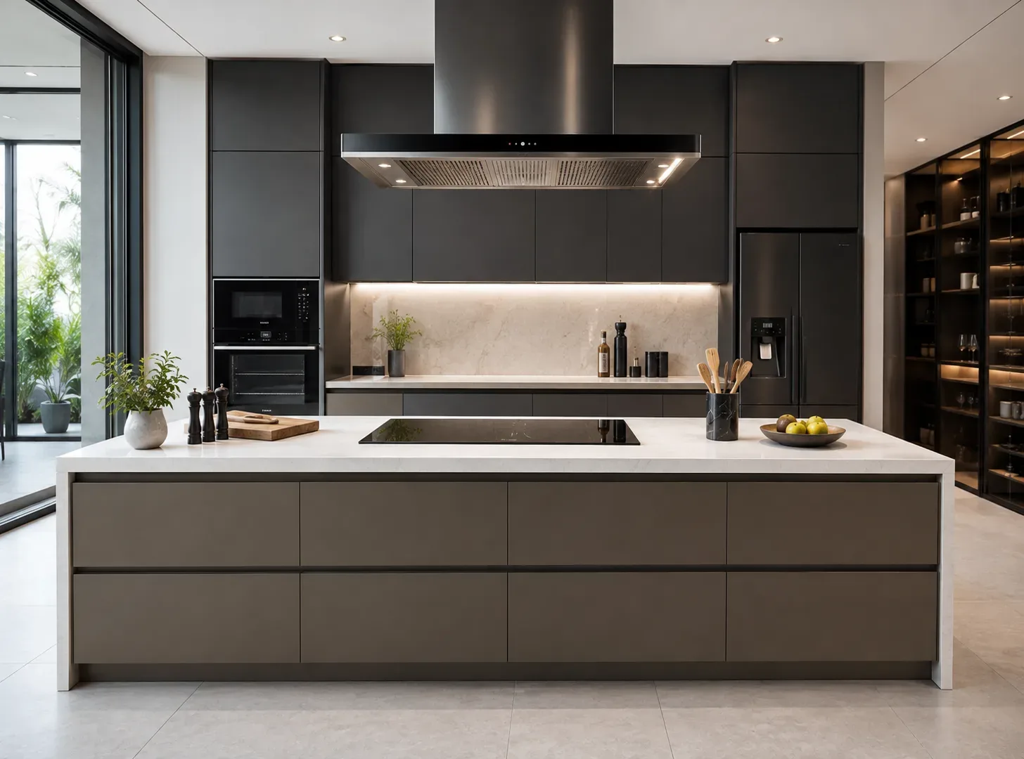 Hob Island — Island modular kitchen idea by Reedify Modulars