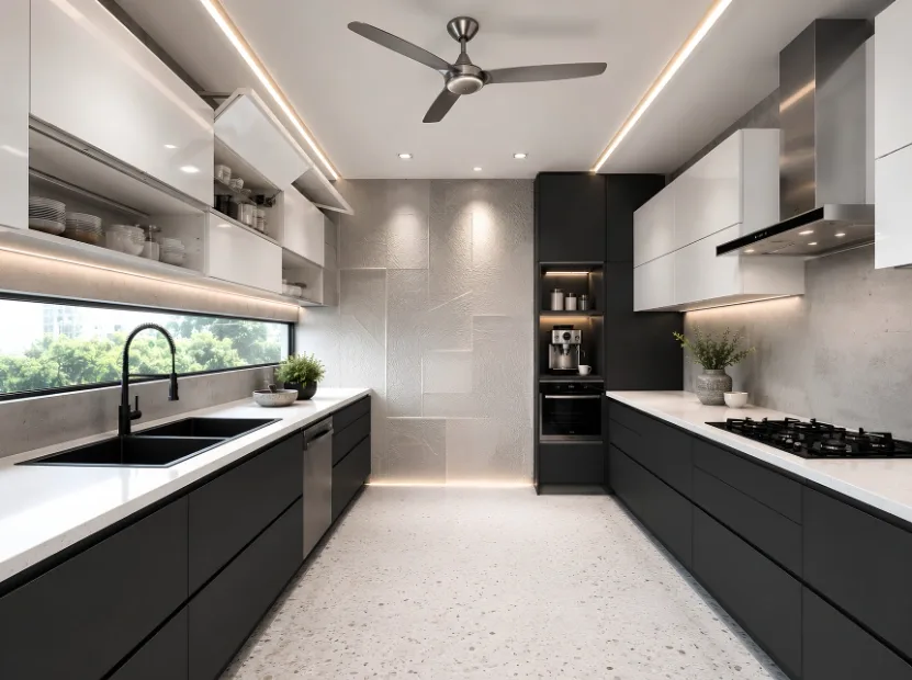 Parallel modular kitchen by Reedify Modulars — 5