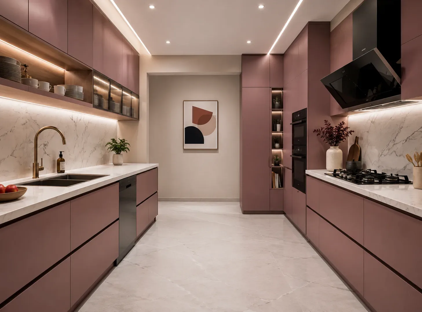 Premium Parallel Kitchen — Parallel modular kitchen idea by Reedify Modulars