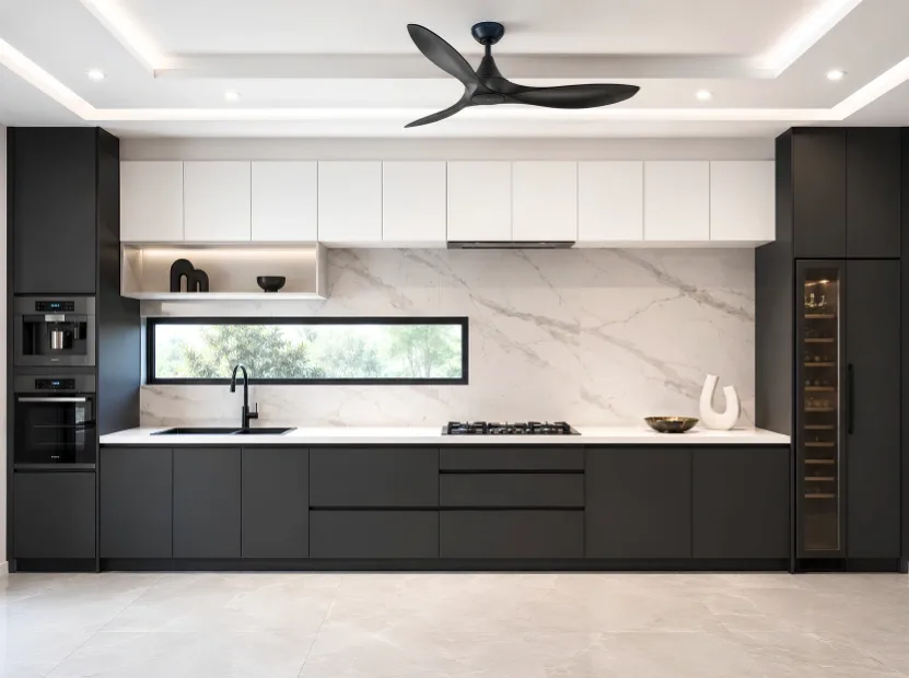 Straight modular kitchen by Reedify Modulars — 6