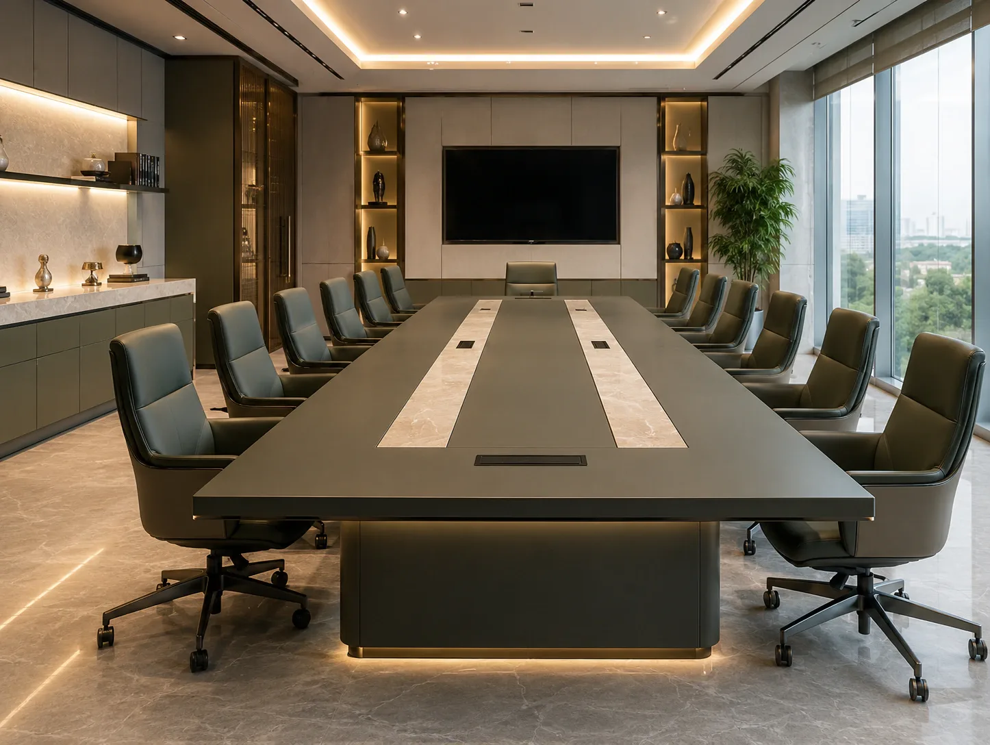 Modular conference table by Reedify Modulars