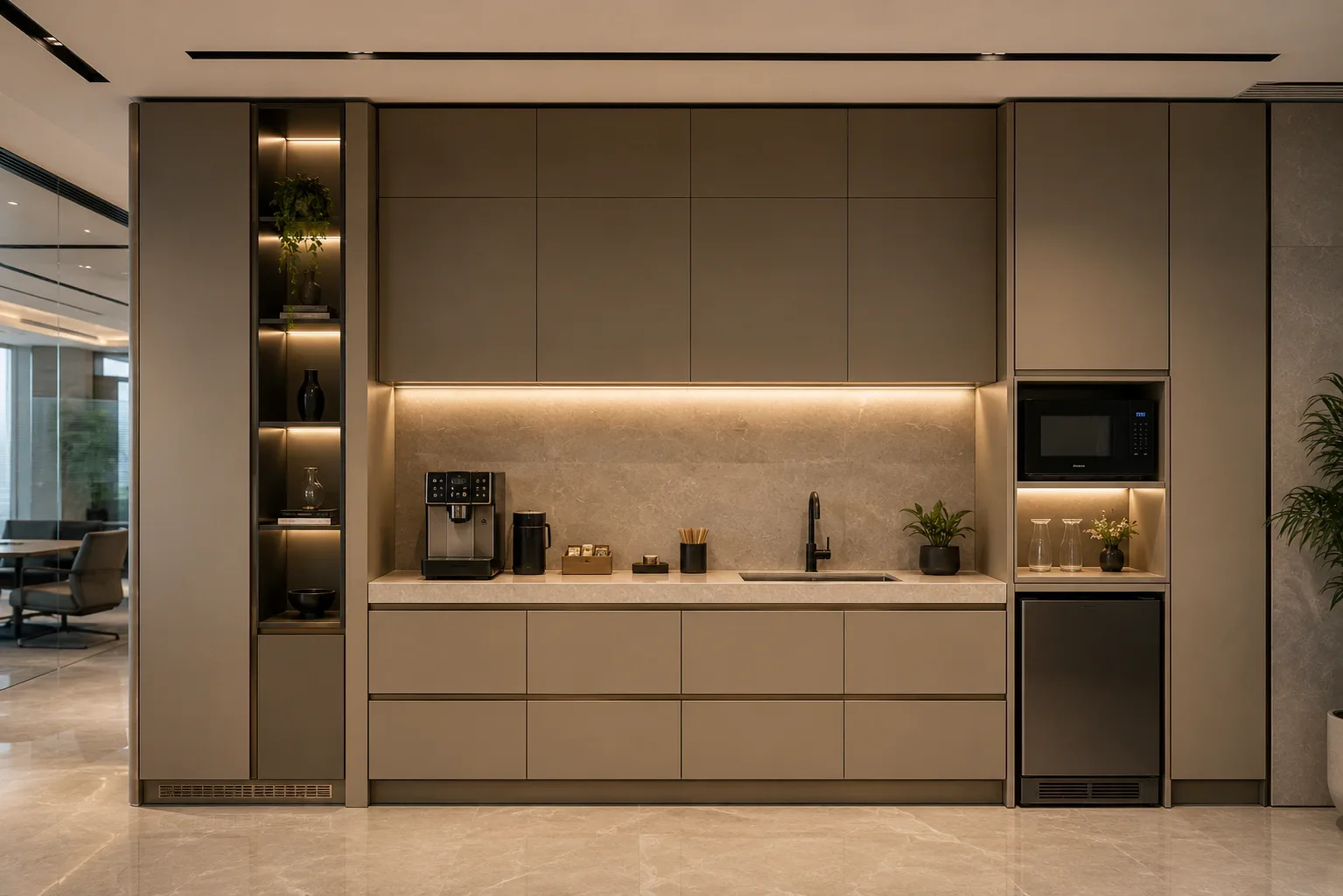 Office pantry and utility cabinet by Reedify Modulars