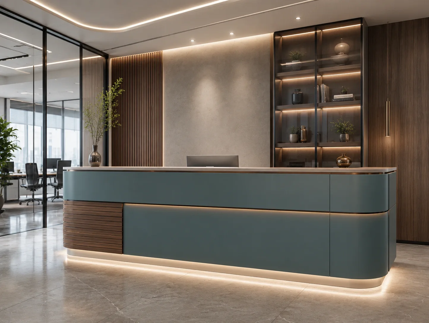 Reception Counter Office furniture by Reedify Modulars