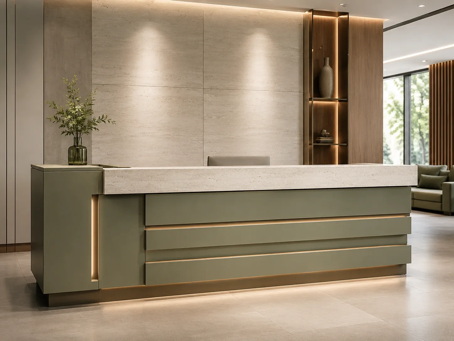Reception Counter Office furniture by Reedify Modulars