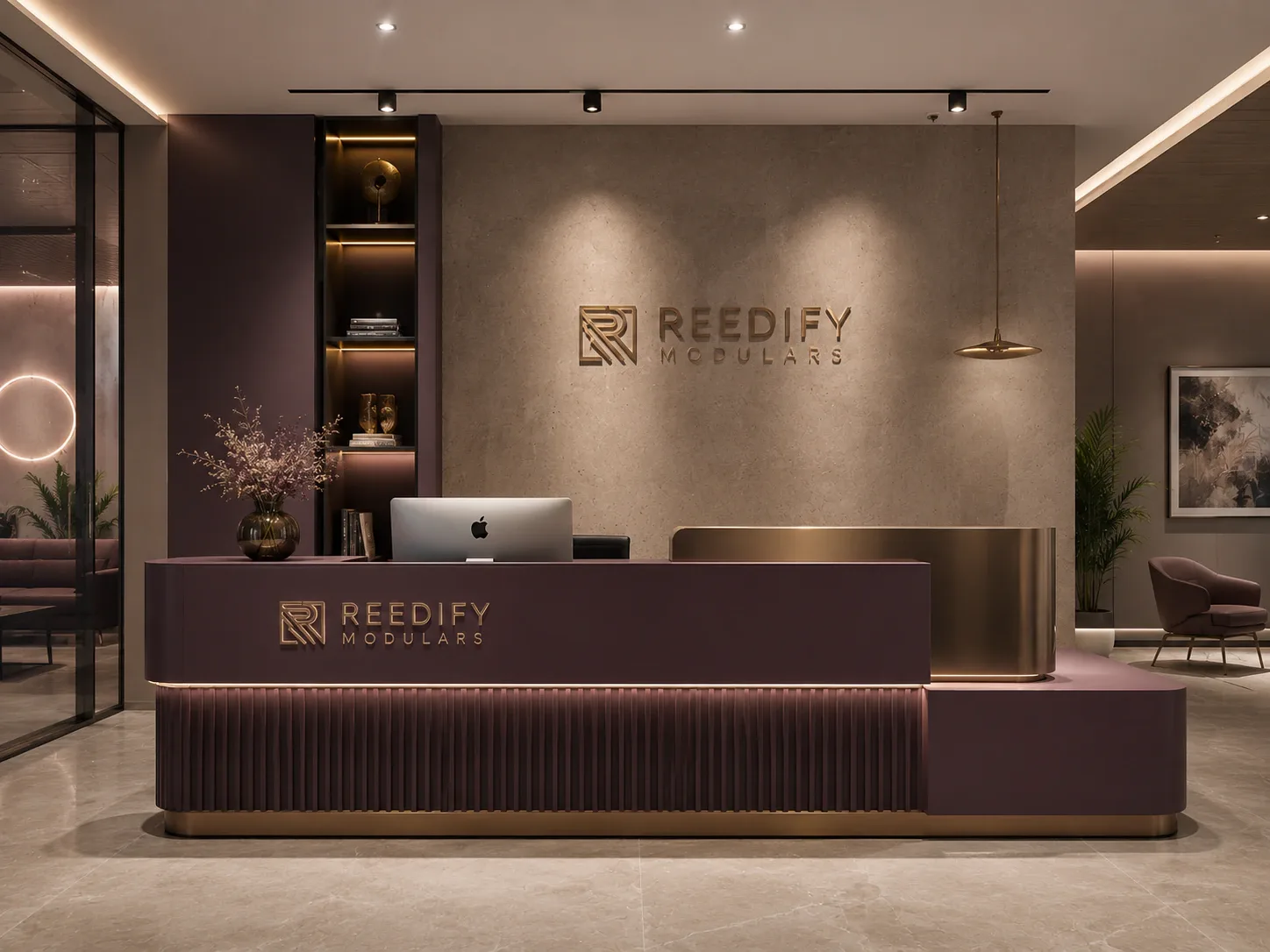 Reception Desk Office furniture by Reedify Modulars