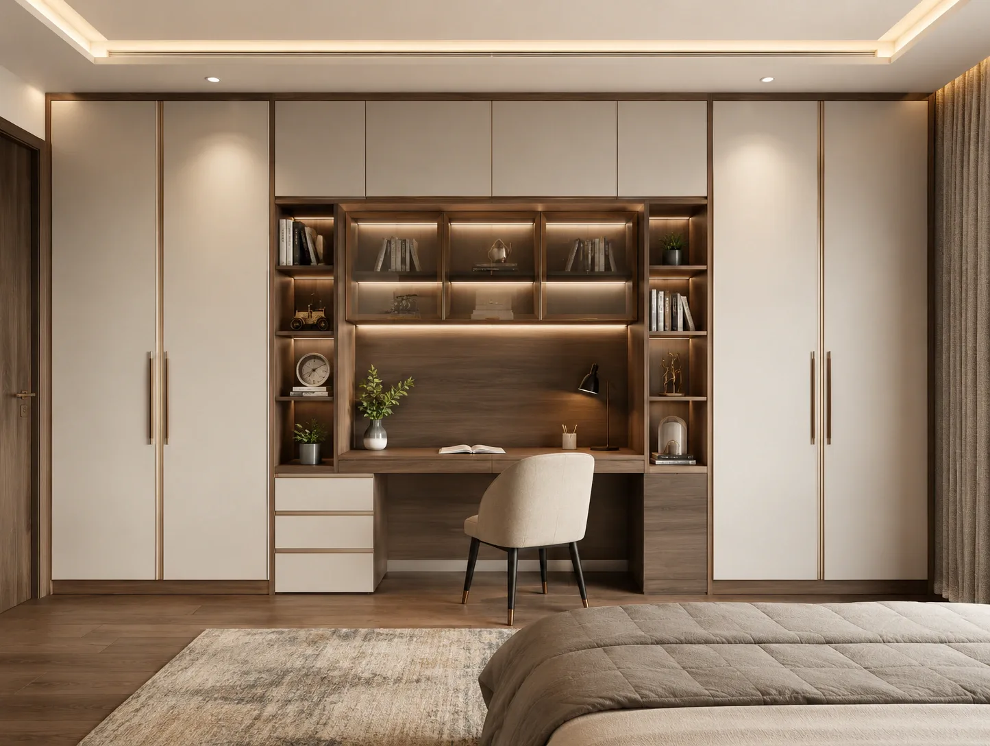 With Wardrobe Study unit by Reedify Modulars