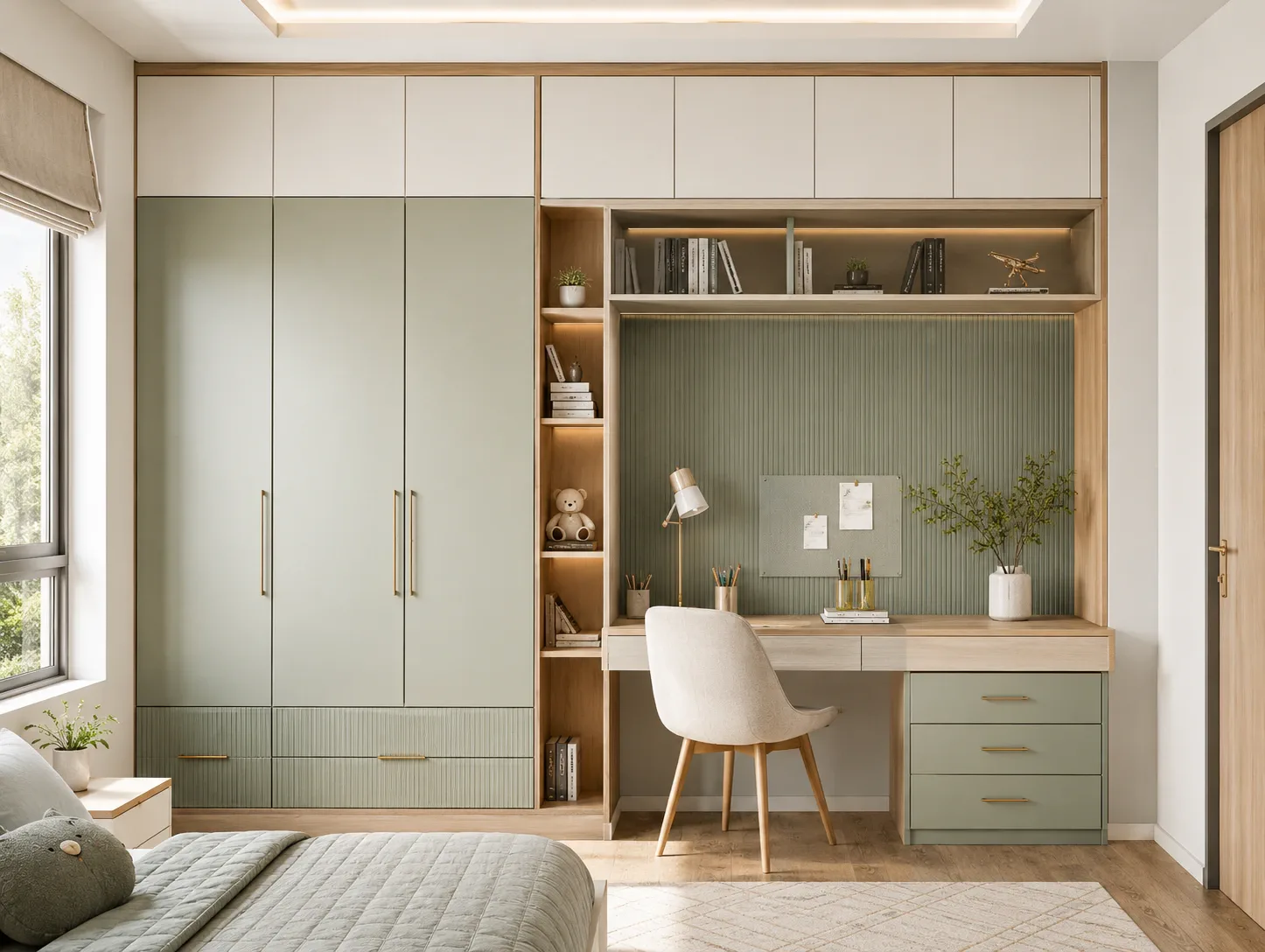 With Wardrobe Study unit by Reedify Modulars
