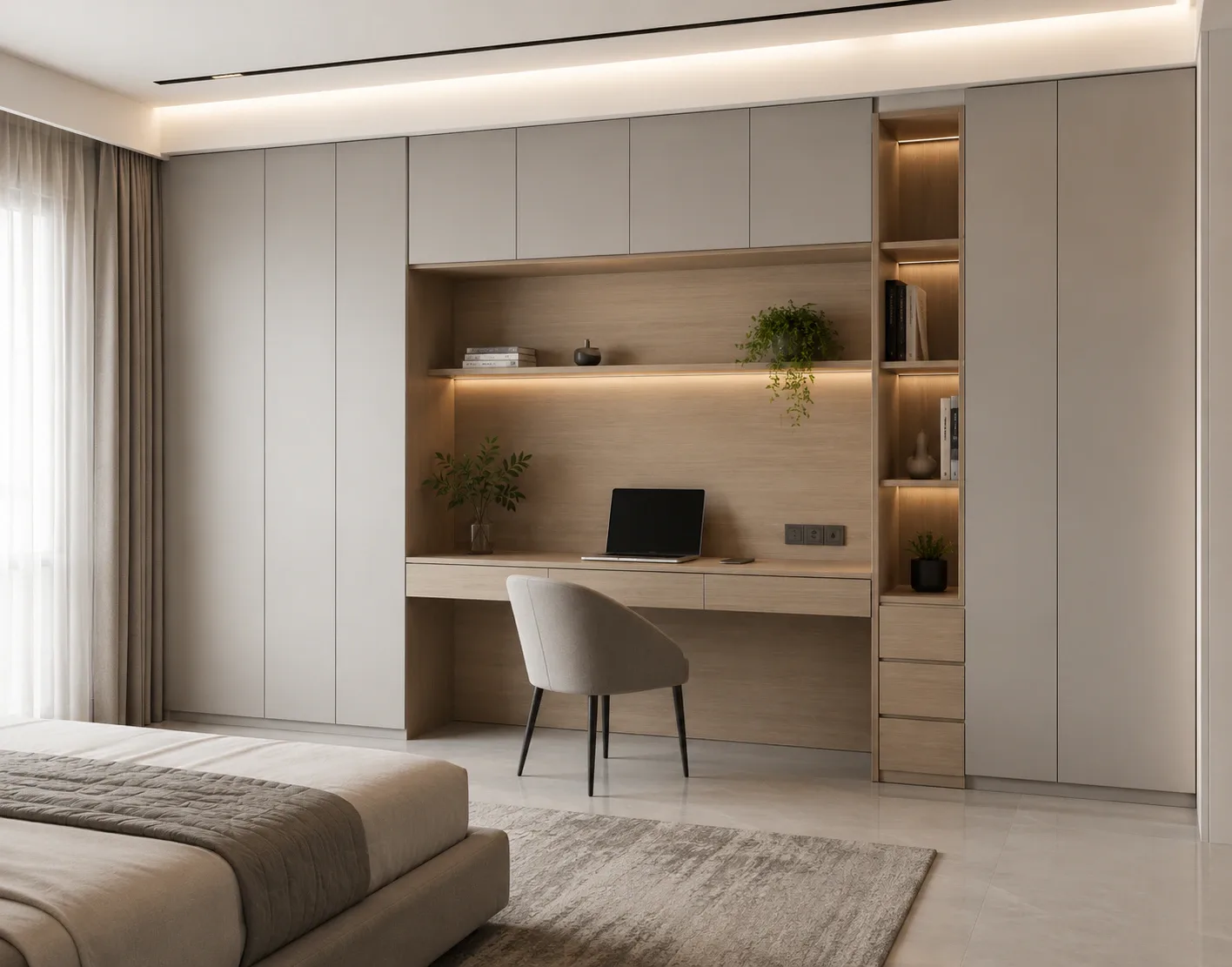 With Wardrobe Study unit by Reedify Modulars