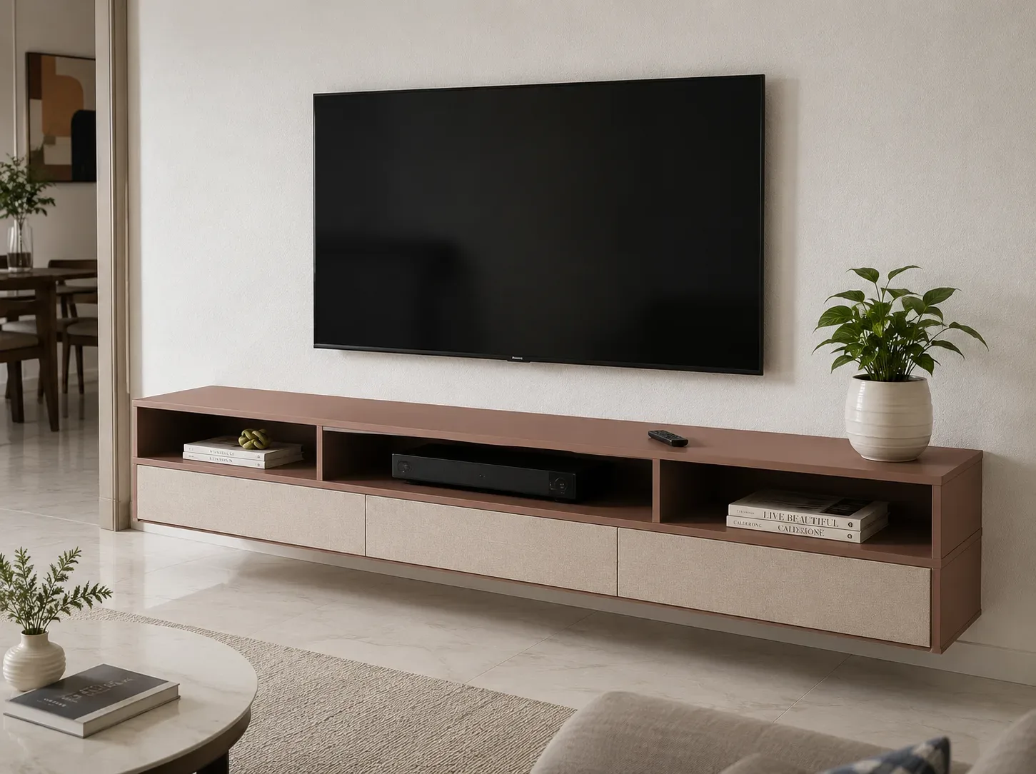 TV console by Reedify Modulars