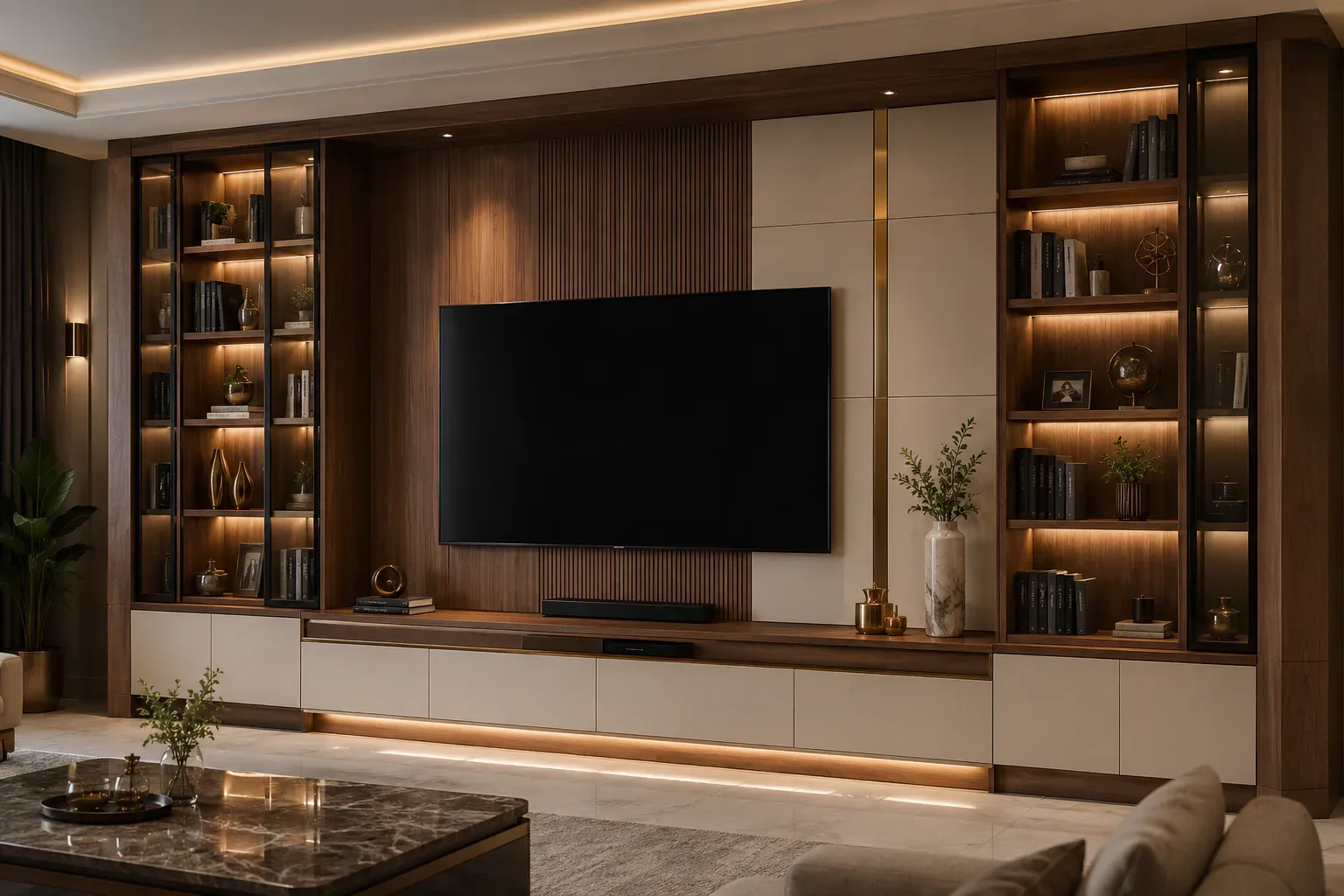 TV Unit With Wardrobe or Almirah