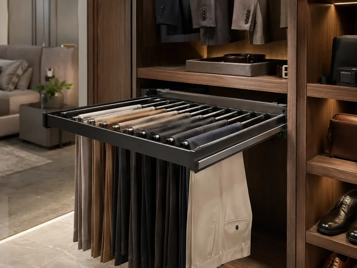 Pull-Out Trouser Rack