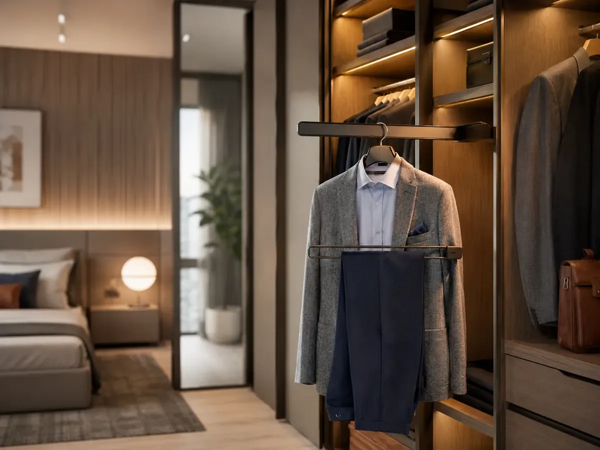 Valet Rod for Daily Outfit Planning