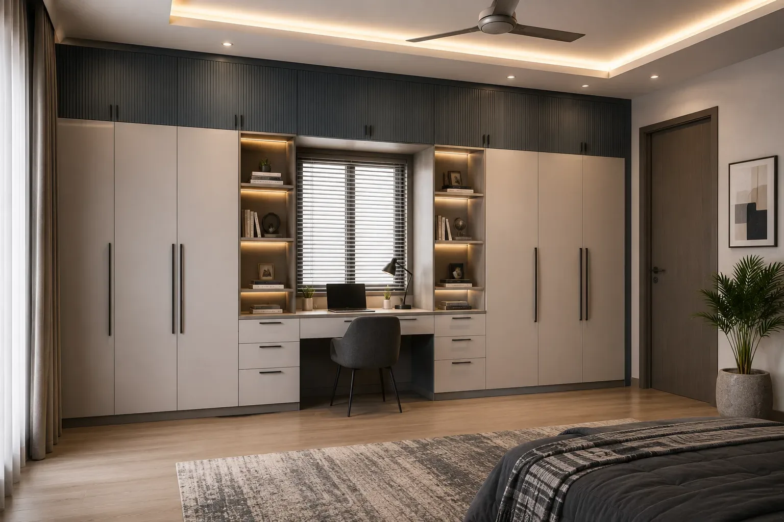Hinged wardrobe design by Reedify Modulars