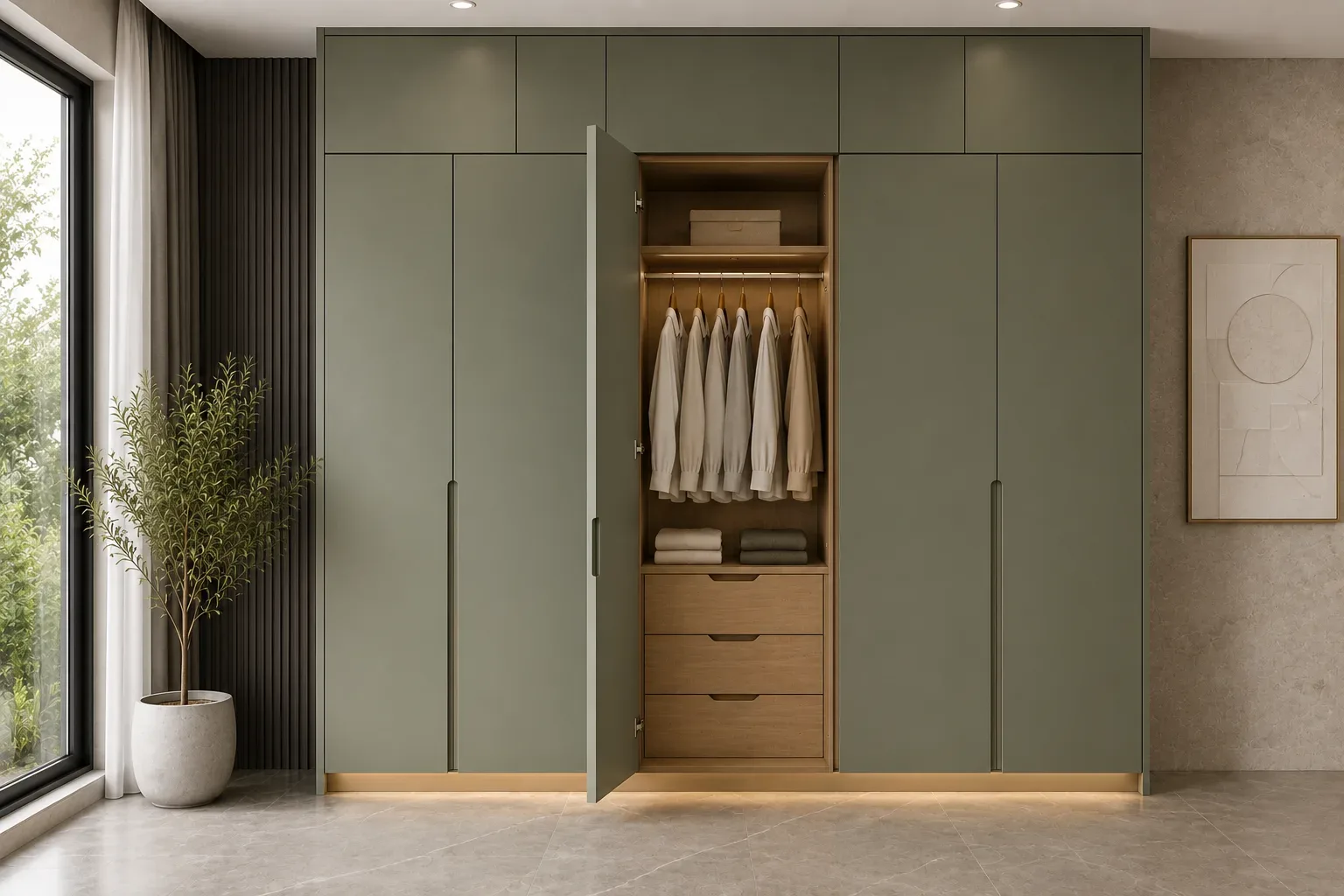 Hinged wardrobe by Reedify Modulars