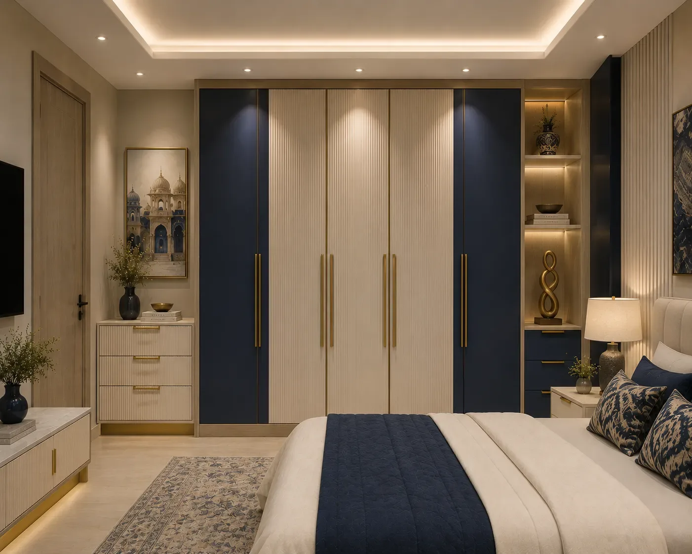 Custom modular wardrobe by Reedify Modulars