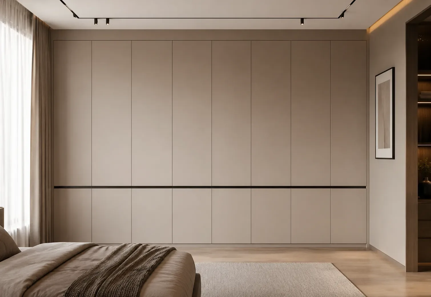 Custom modular wardrobe by Reedify Modulars