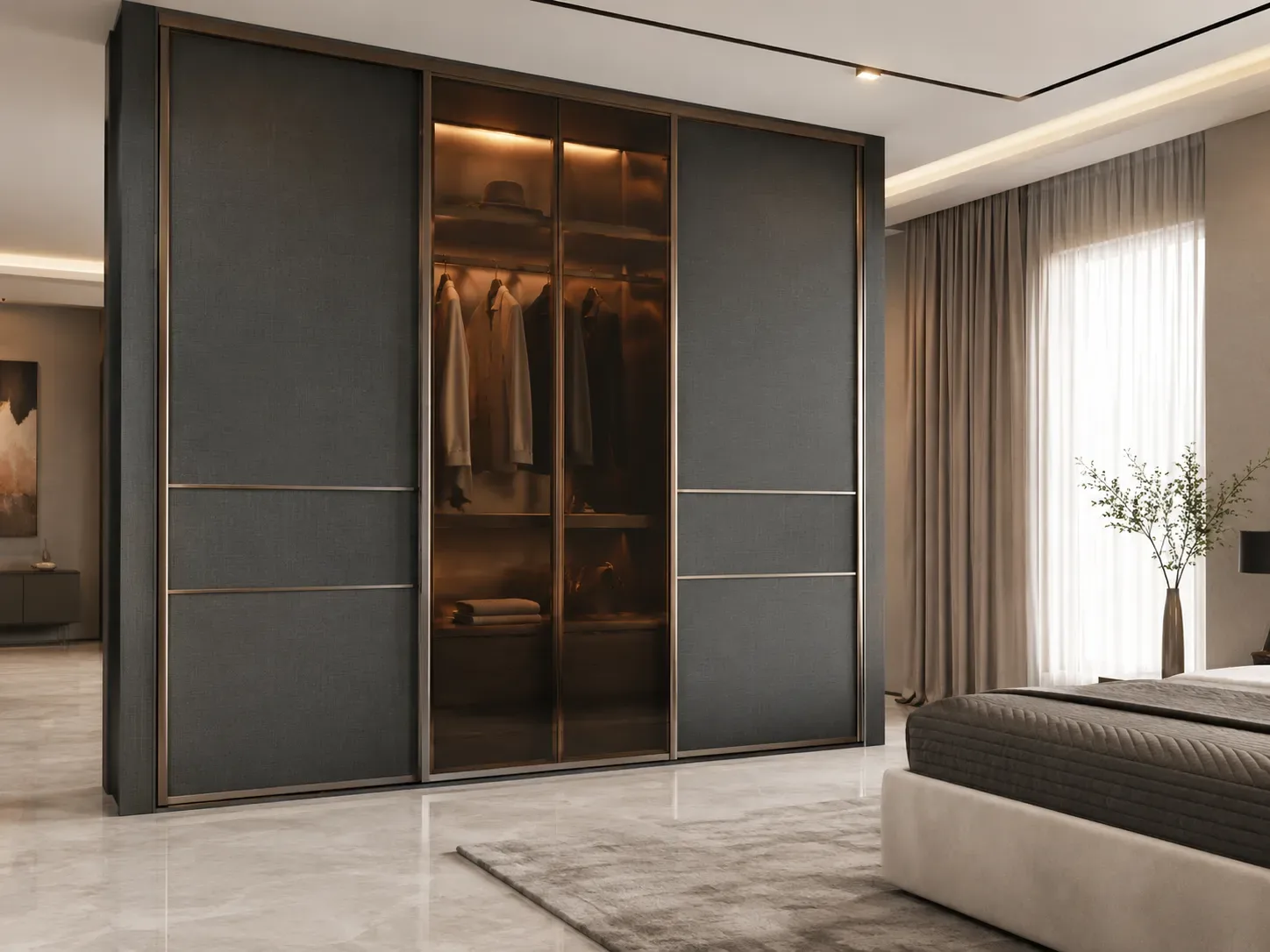 Custom modular wardrobe by Reedify Modulars