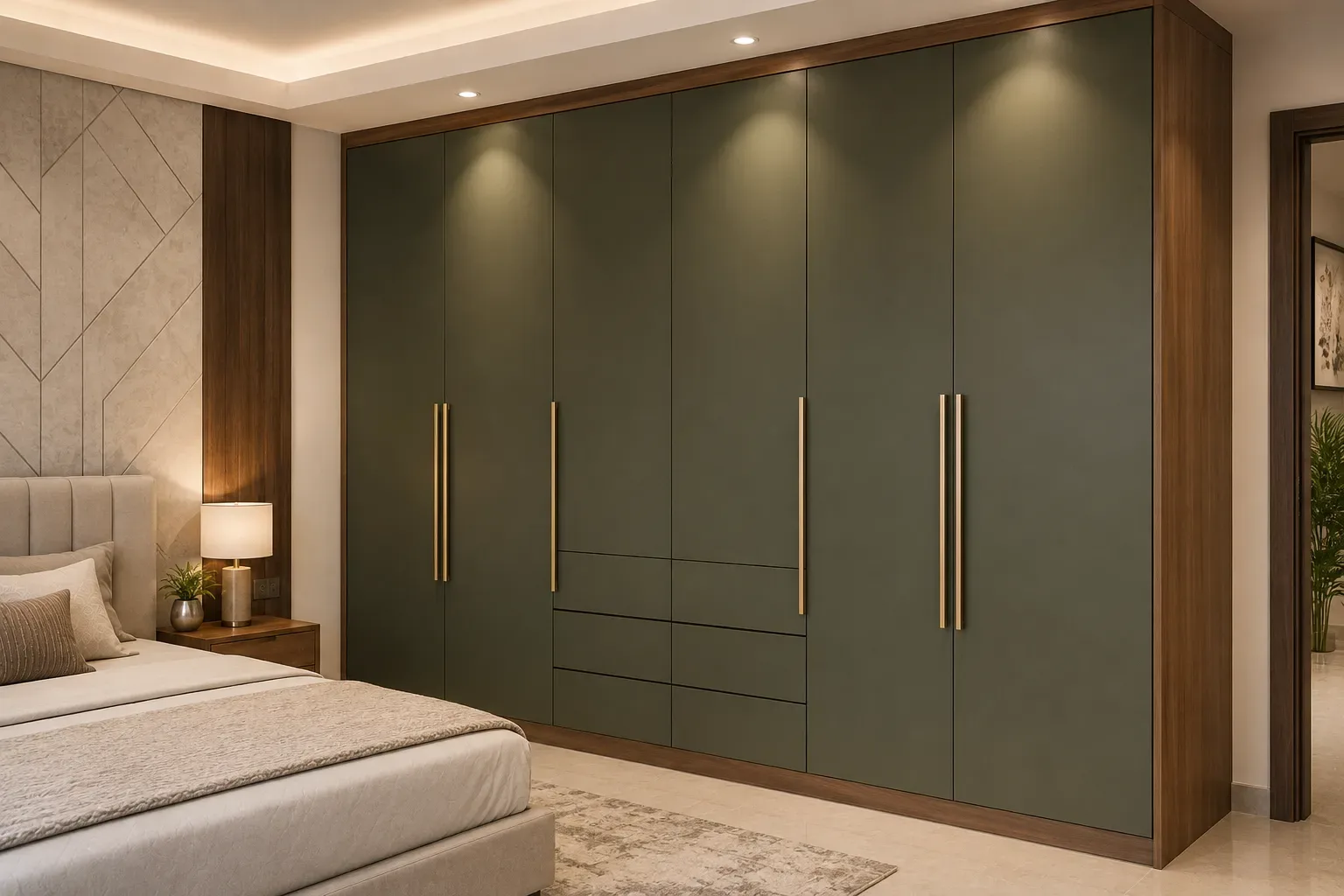 Custom modular wardrobe by Reedify Modulars
