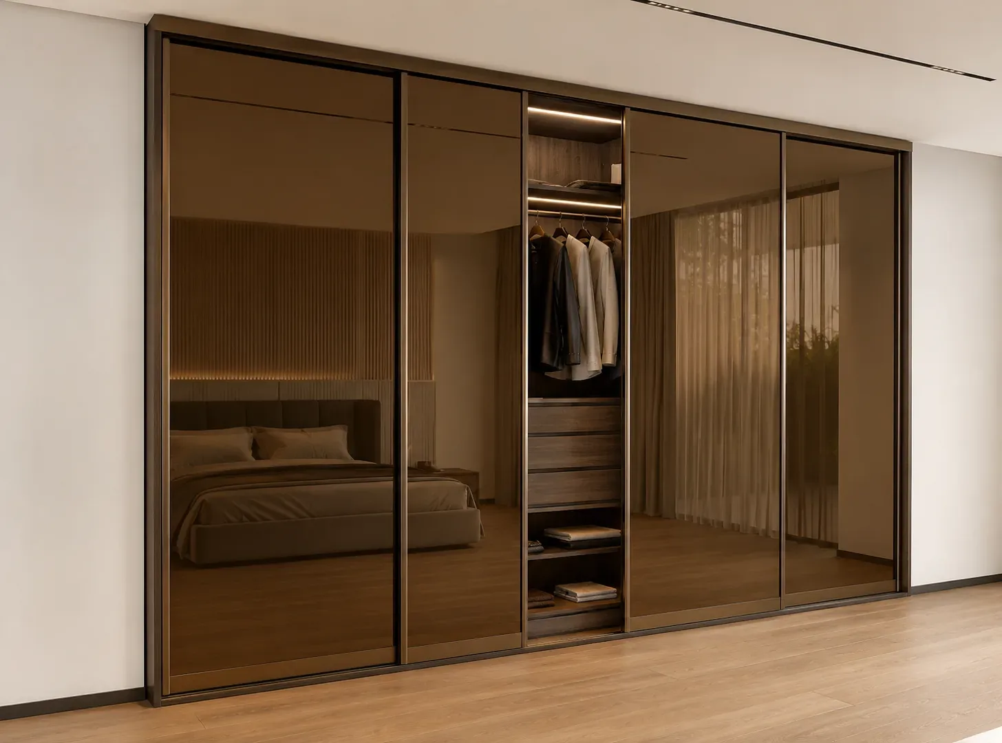 Sliding wardrobe by Reedify Modulars