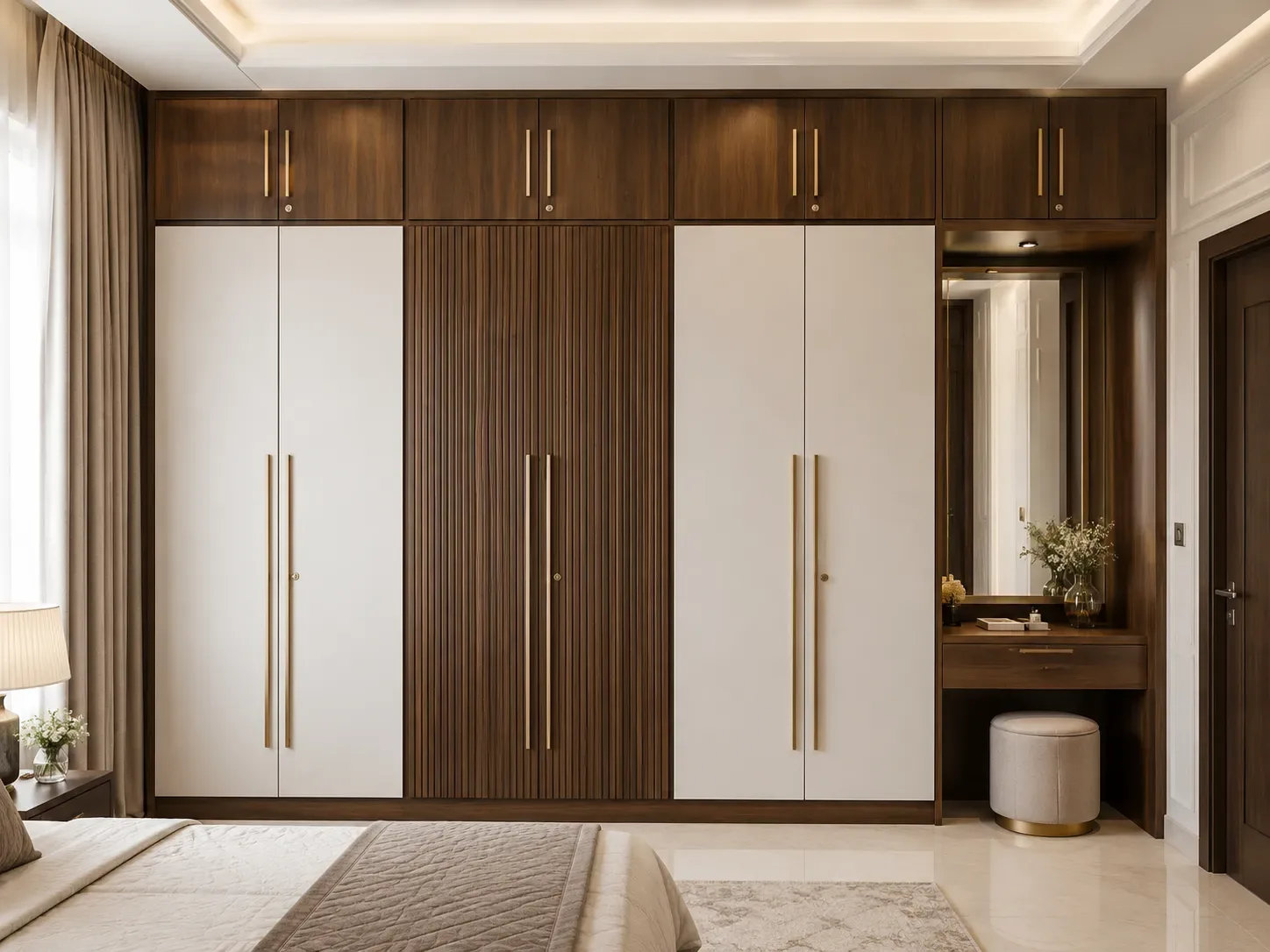 Wardrobe with dressing table by Reedify Modulars