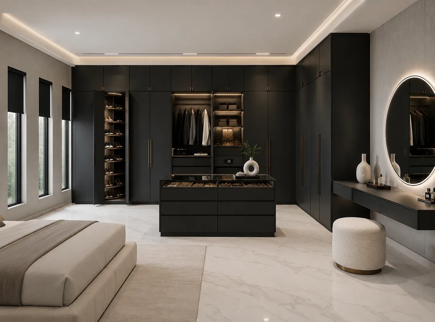Wardrobe with mirror by Reedify Modulars