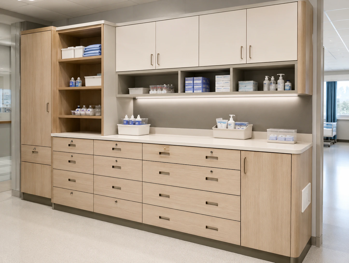 hospital storage and medicine cabinet design 4 by Reedify Modulars