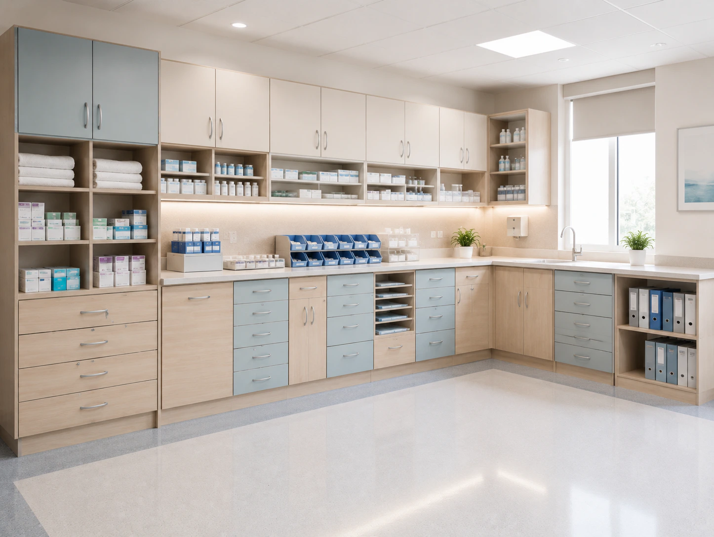 hospital storage and medicine cabinet design 7 by Reedify Modulars