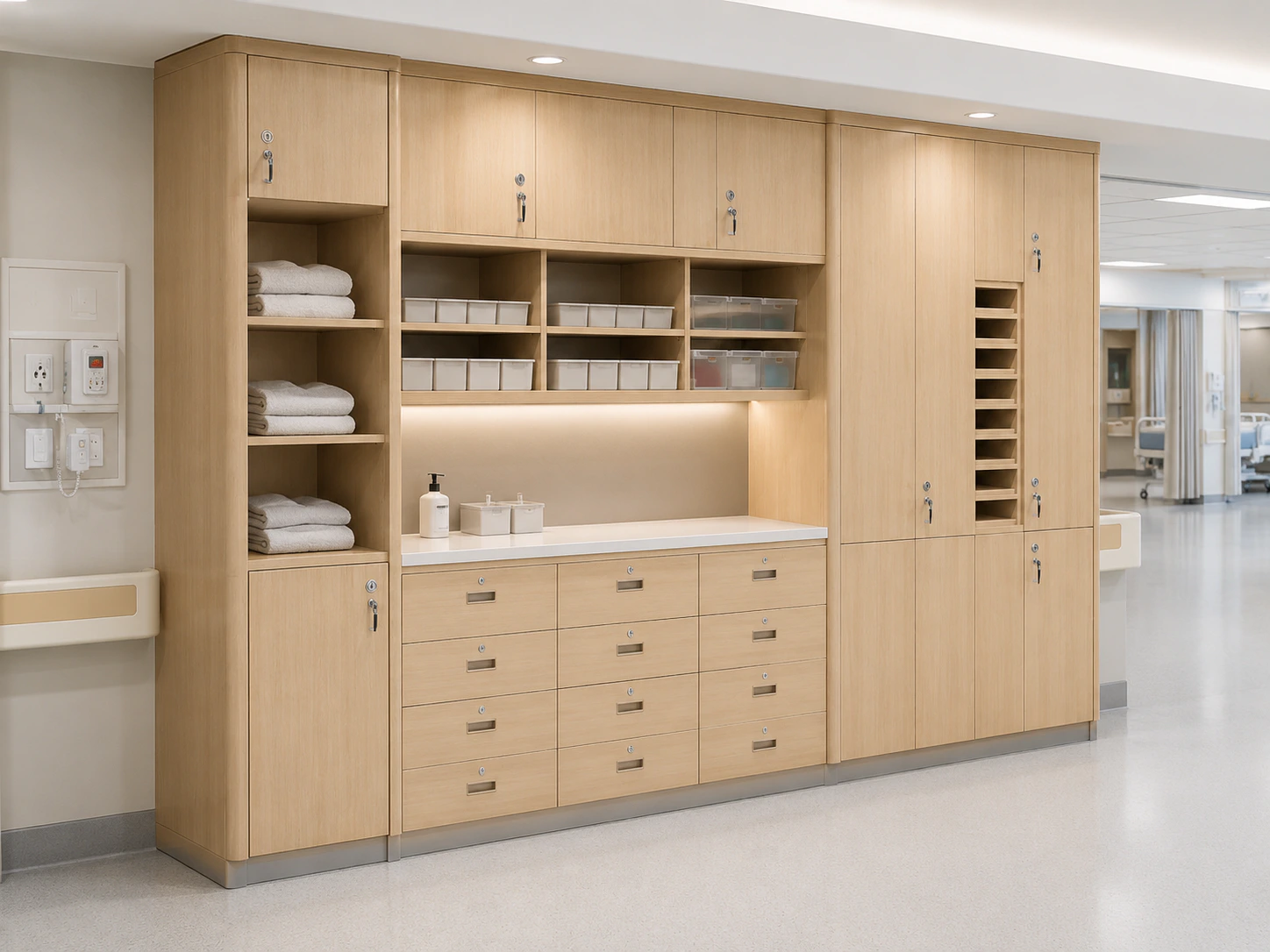 modular wooden hospital ward furniture design 4 by Reedify Modulars