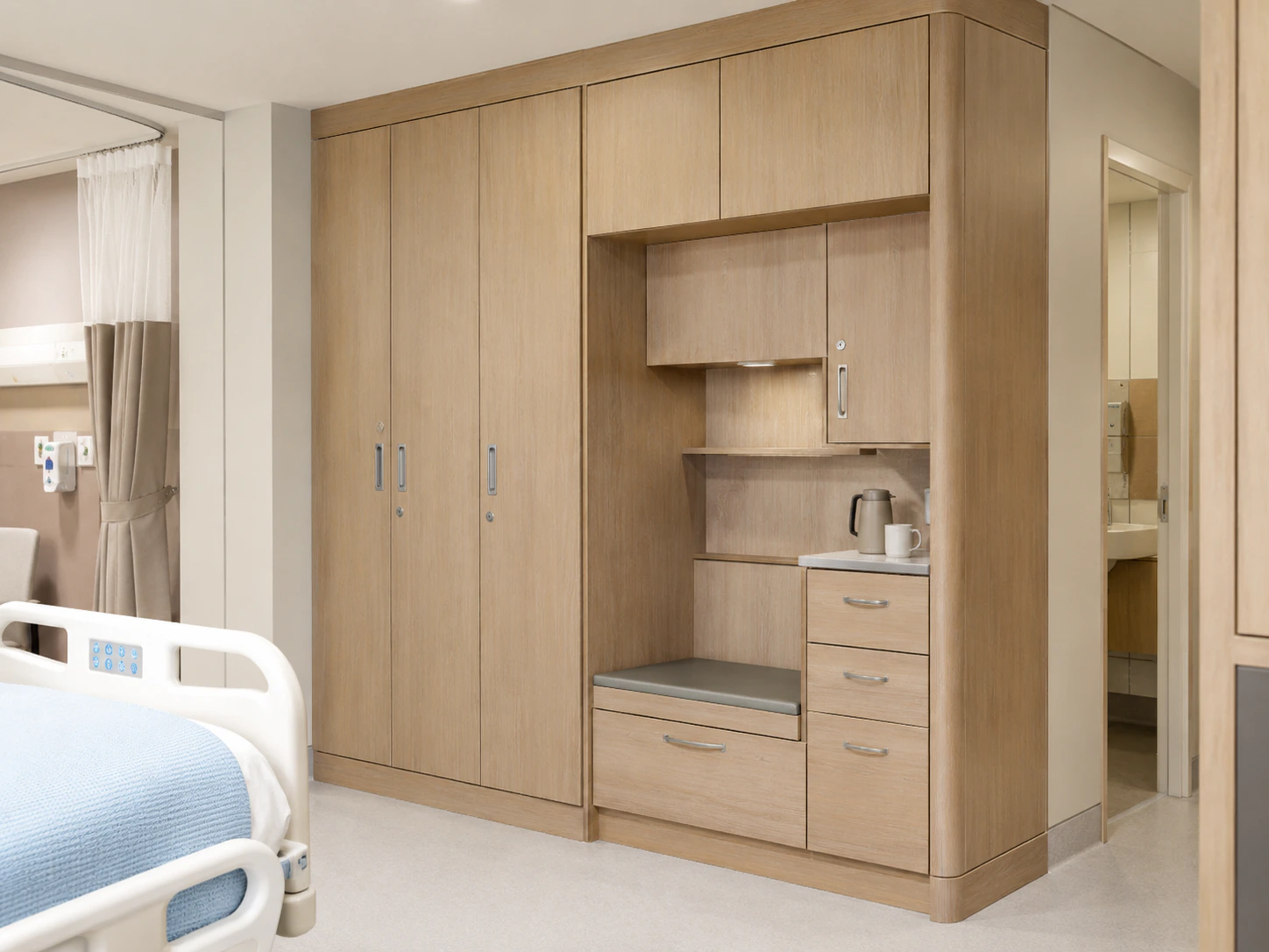modular wooden hospital ward furniture design 5 by Reedify Modulars