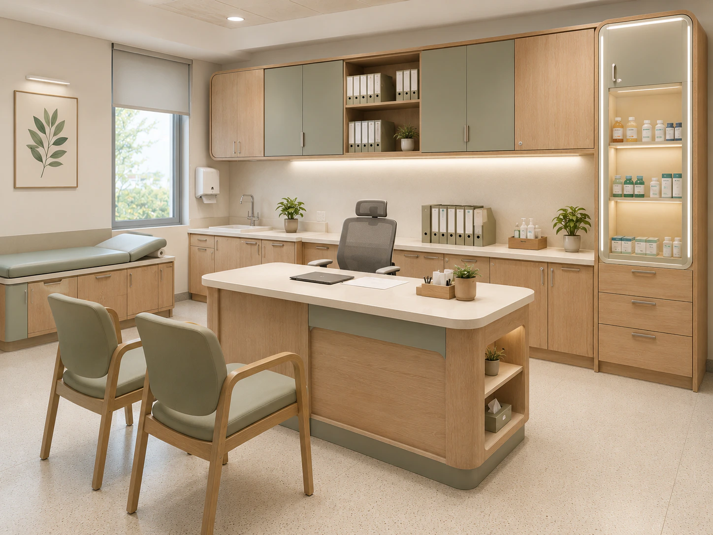 OPD and doctor cabin furniture design 5 by Reedify Modulars
