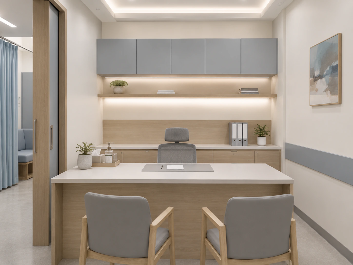OPD and doctor cabin furniture design 7 by Reedify Modulars