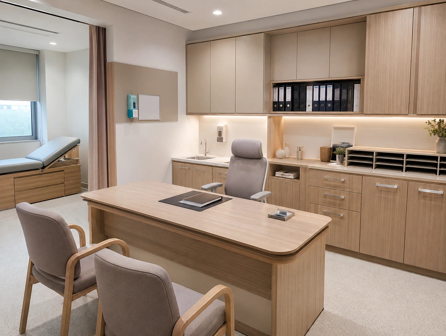 OPD and doctor cabin furniture design 9 by Reedify Modulars