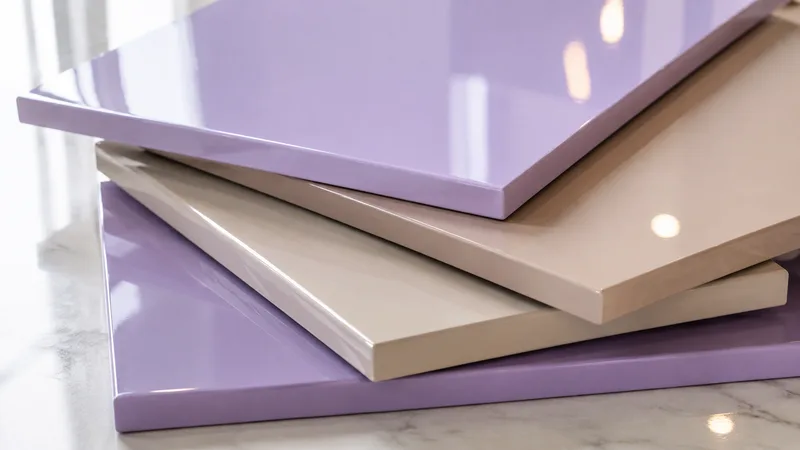 Acrylic High-Gloss Finish Kitchen by Reedify