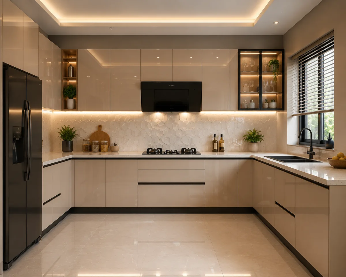 U-Shape Kitchen Design