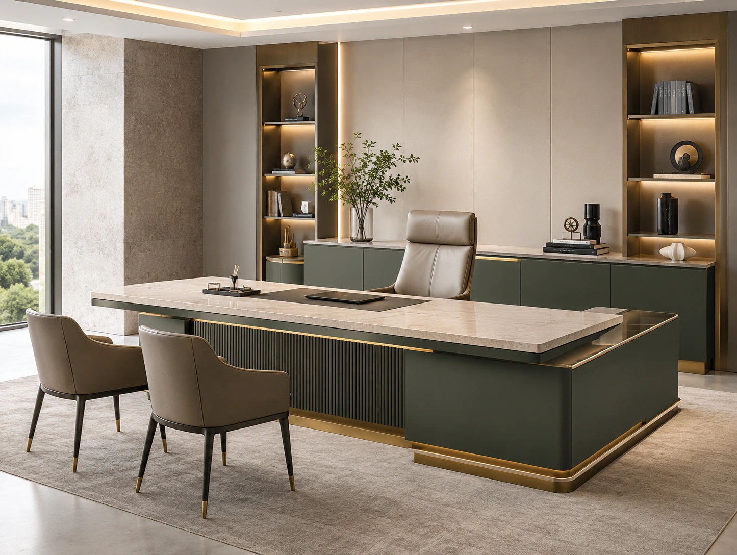 executive office desk design 8 by Reedify Modulars