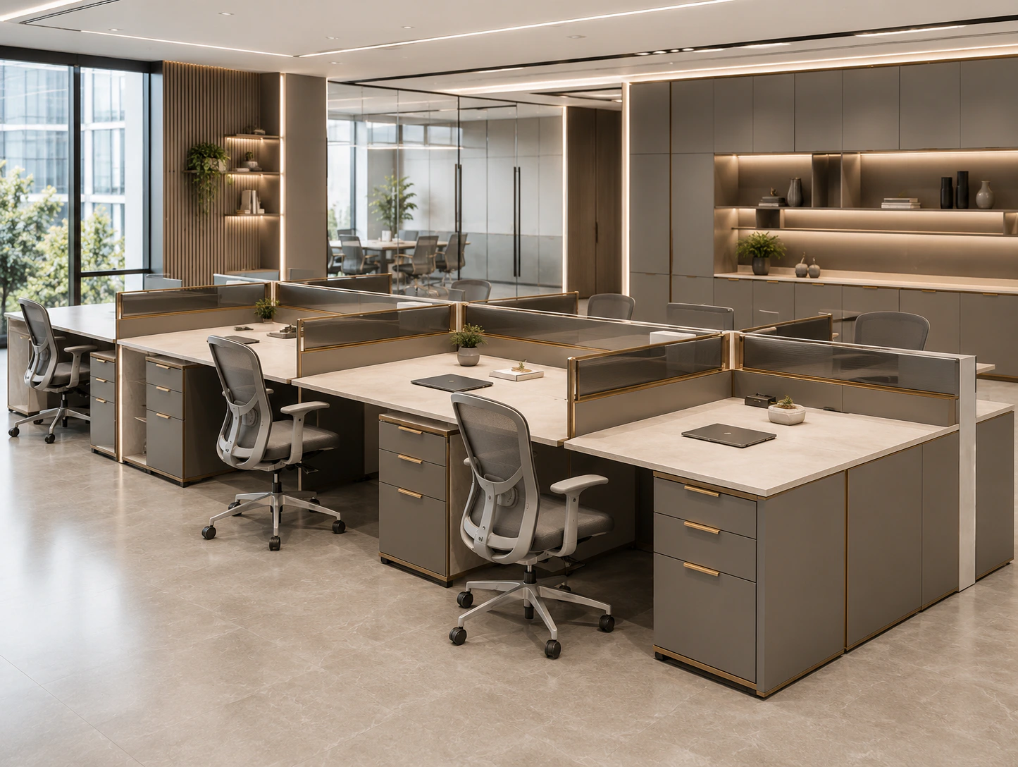 modular partition workstation design 4 by Reedify Modulars
