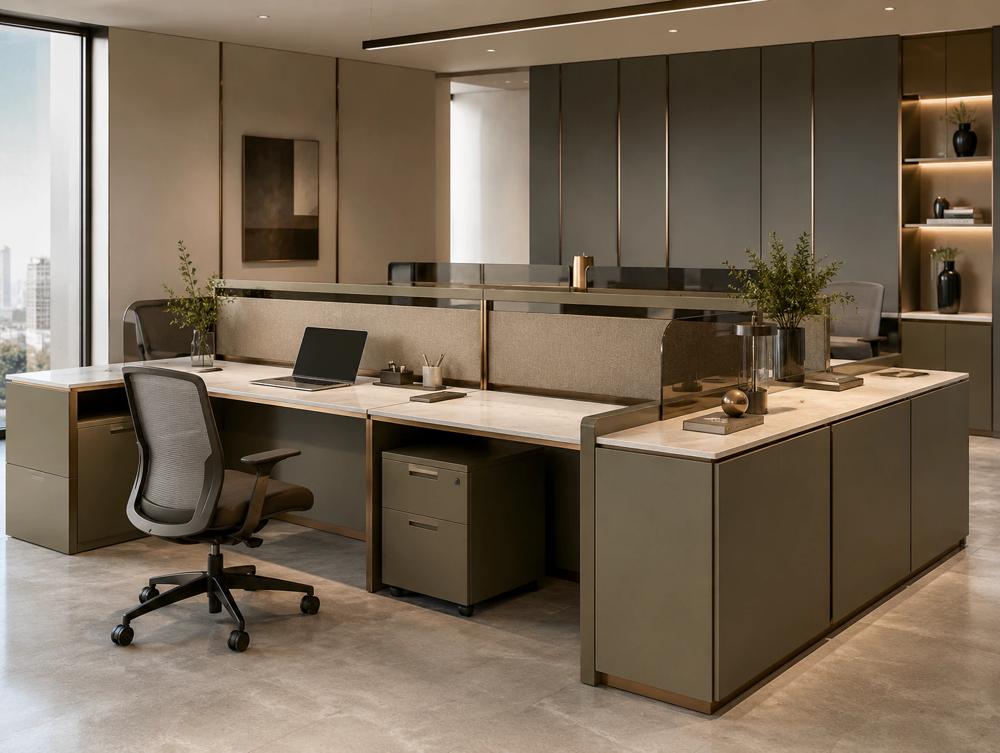 modular partition workstation design 5 by Reedify Modulars