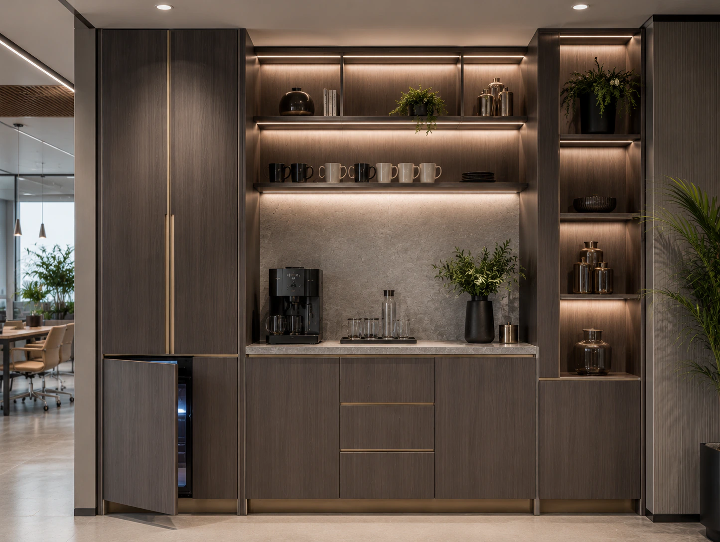 premium office pantry design 7 by Reedify Modulars